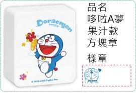哆啦A夢-果汁款方塊章/會計章/貼紙/美安刻印