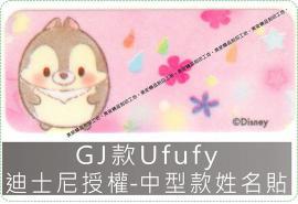 GJ款Ufufy迪士尼授權-中型款姓名貼紙